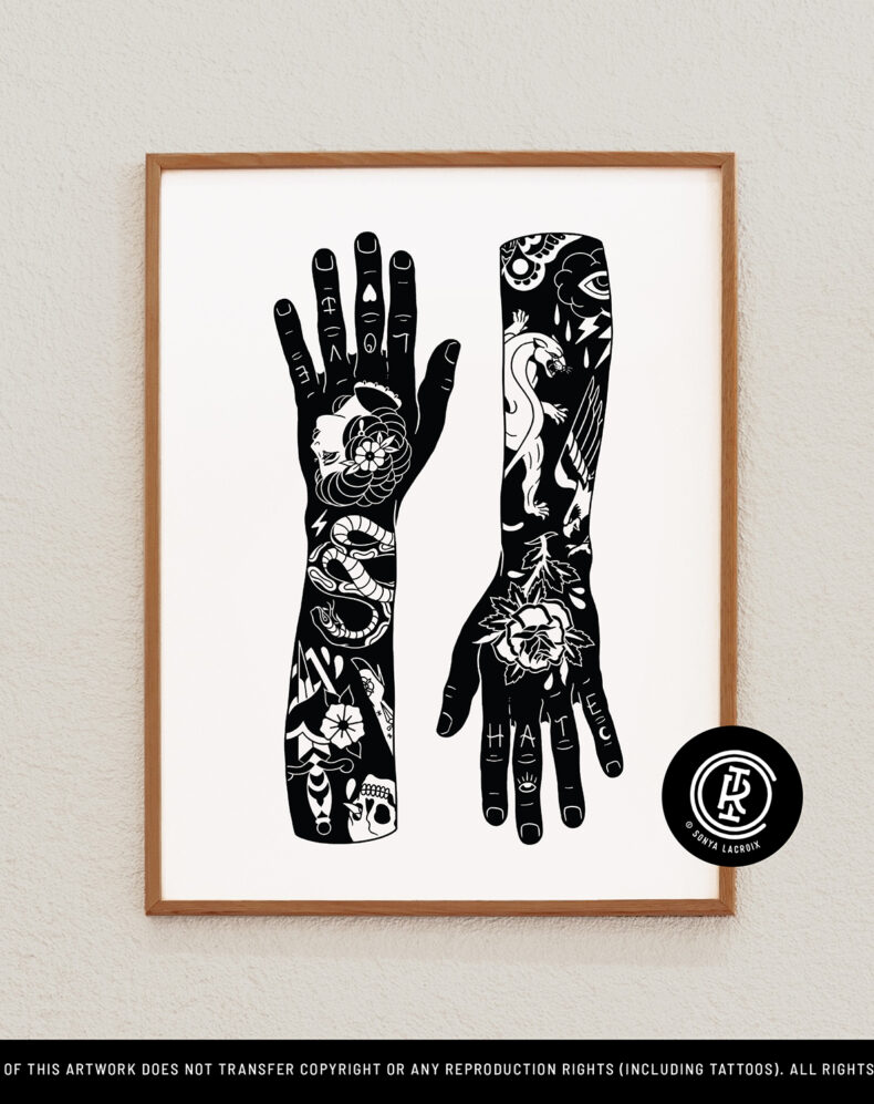 Handy Work, Art Print (8.5"x11")