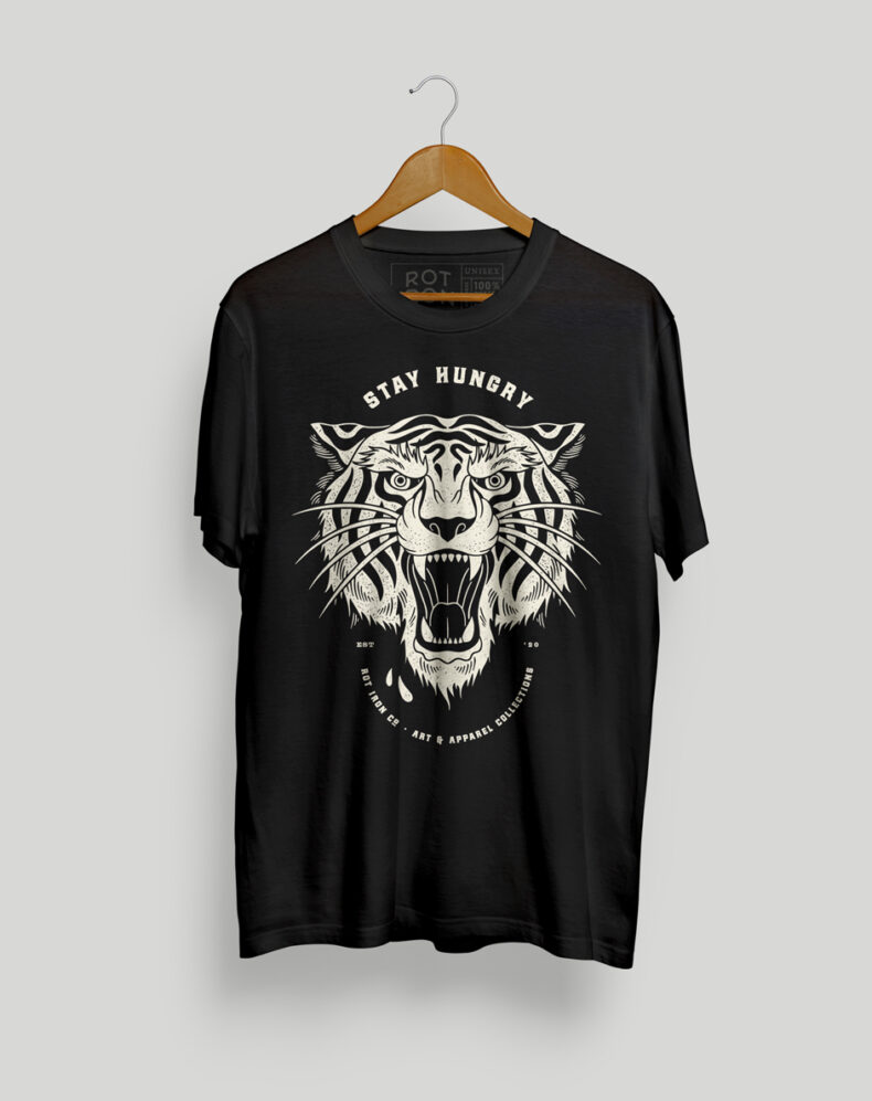 Tiger Head | Traditional Tattoo Apparel | Rot Iron Co.