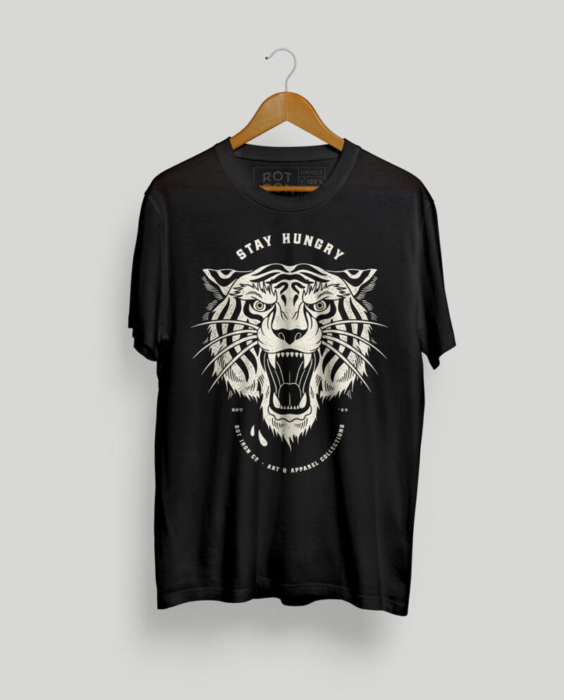 Tiger Head | Traditional Tattoo Apparel | Rot Iron Co.