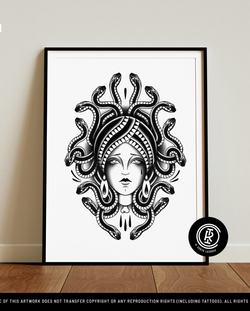 Medusa Head (12"x16")