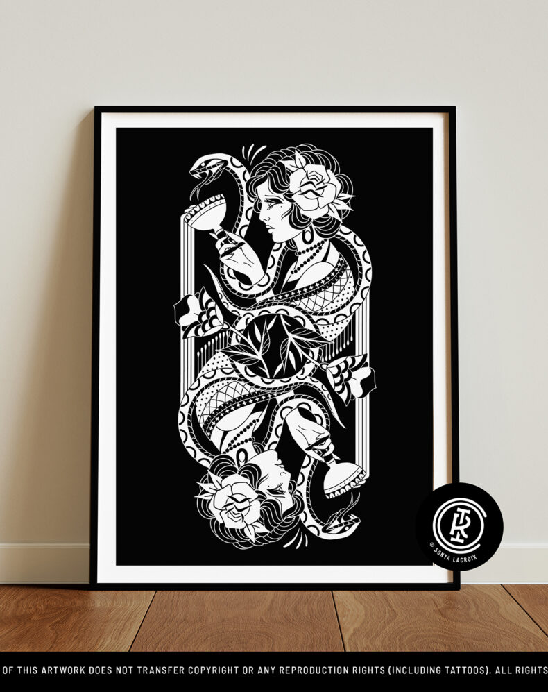 Sin and Sorrow, Art Print (12"x16")
