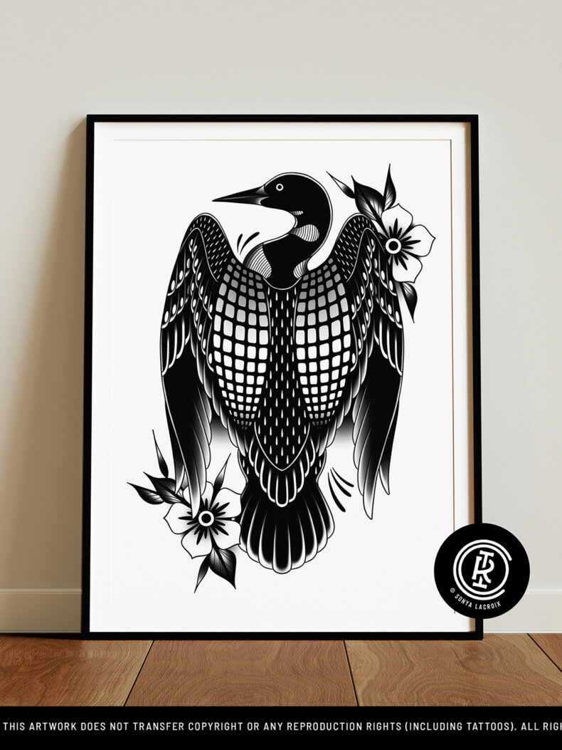 Loon, Art Print (12"x16")
