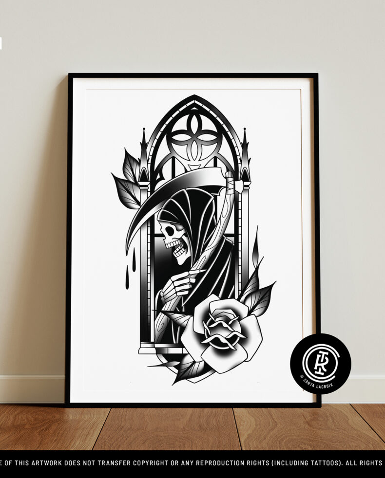Reaper, Art Print (12"x16")